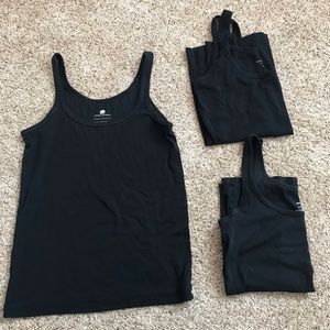 Banana Republic Tops - Banana Republic basic tanks, 3 Black Banana Republic Tops - Banana Republic basic tanks, 3 Black